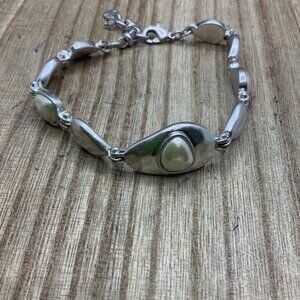 Lucky Brand Mother of Pearl Silver Tone Bracelet
